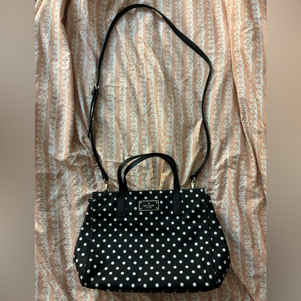 Kate Spade Polka Dot Handbag (Black)
